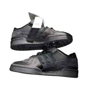 Adidas Originals Forum Low Core Black Retro Sneaker HQ6807 Size 9 No Lid